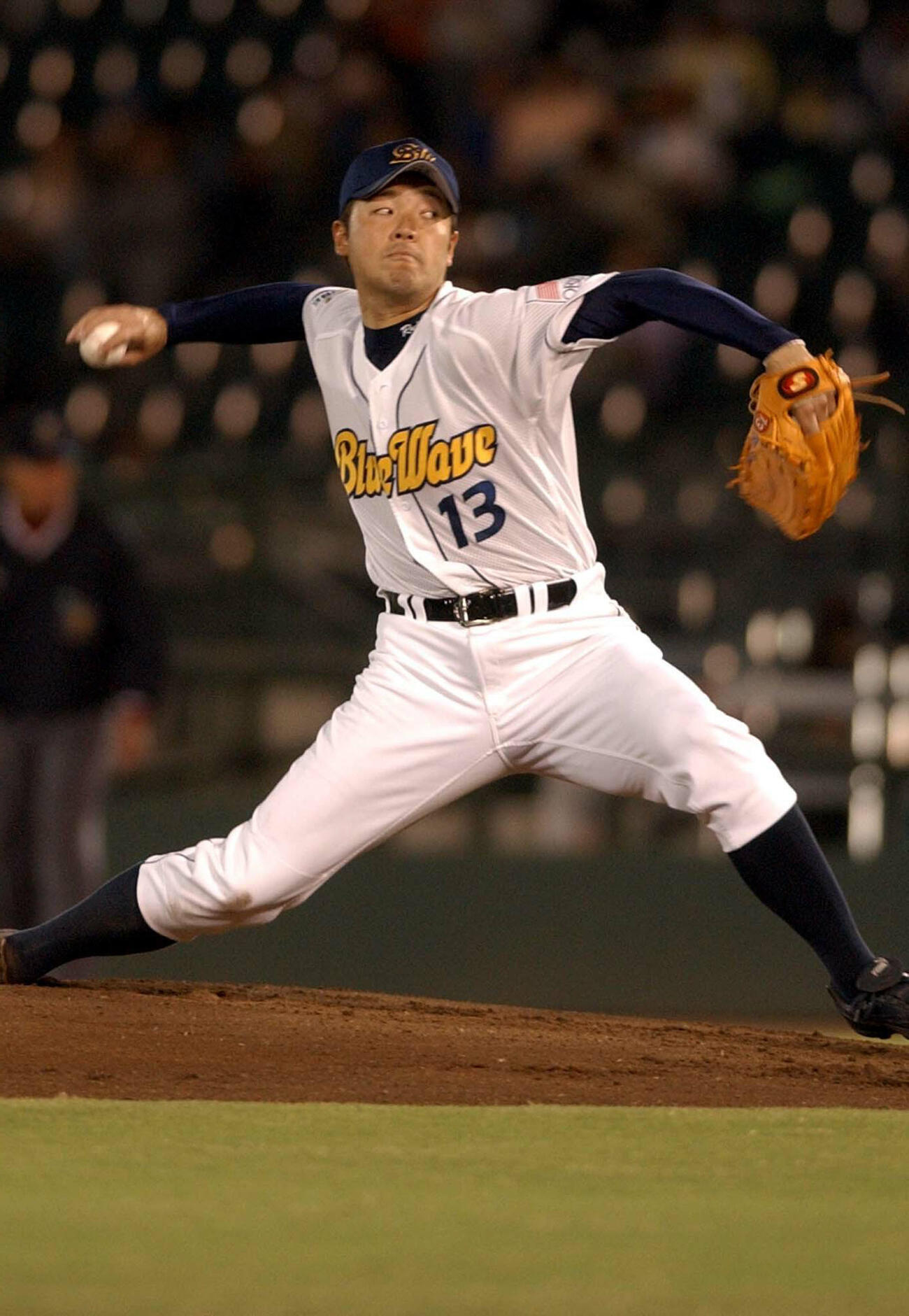 現役時代のオリックス牧野塁コーチ（2003年10月撮影）