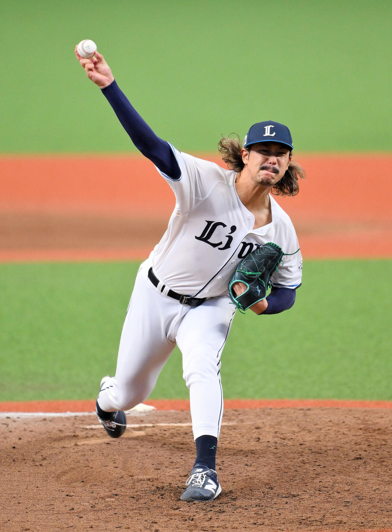 西武対日本ハム　先発で力投する西武高橋光成（撮影・滝沢徹郎）