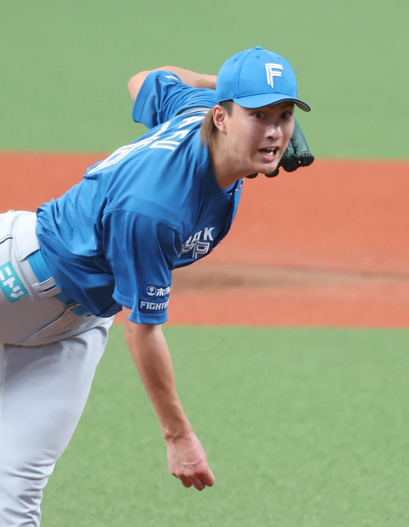 西武対日本ハム　日本ハム先発の達孝太（撮影・黒川智章）