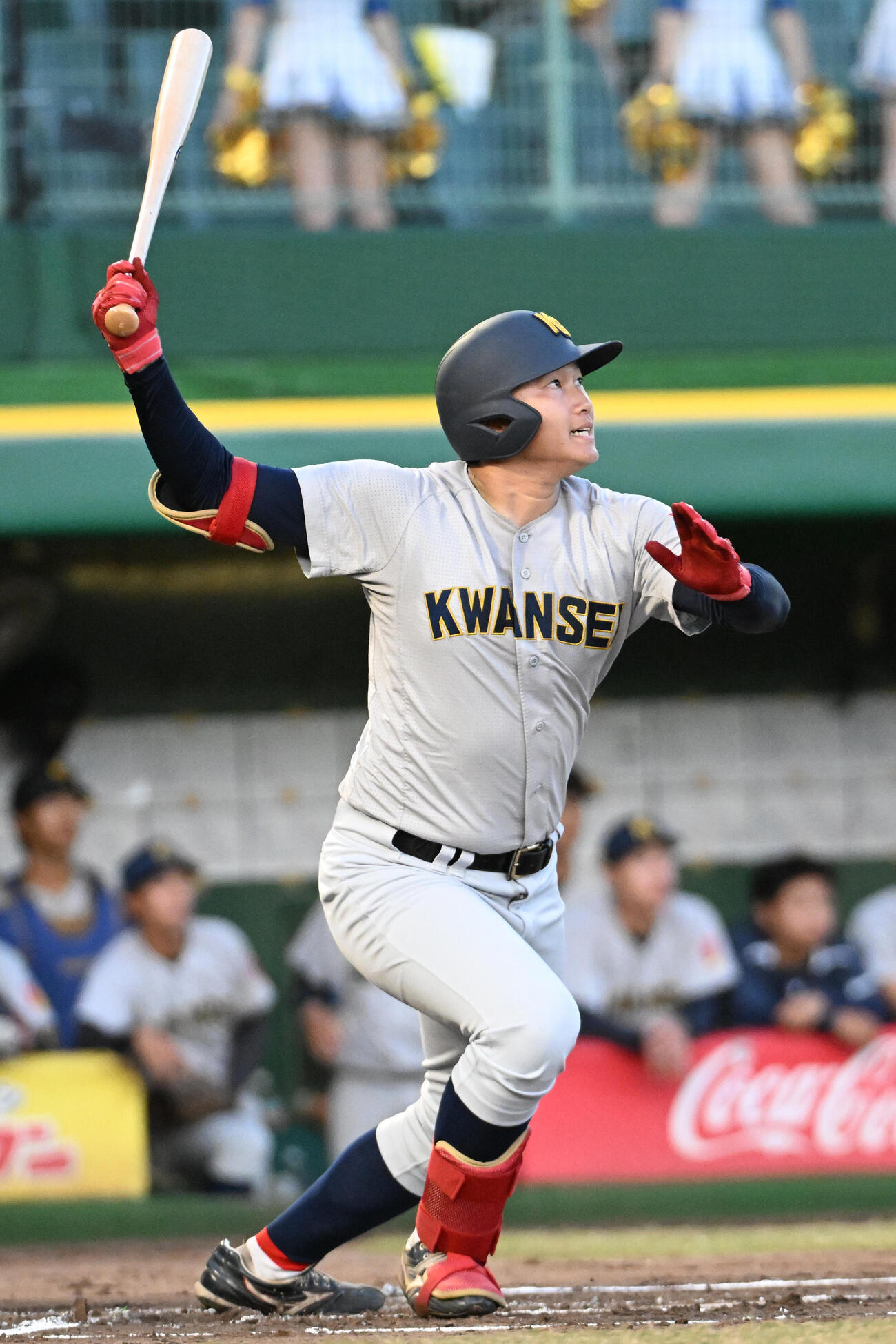 勝利に貢献した関学大の新井亮規浩（撮影・滝沢美穂子）