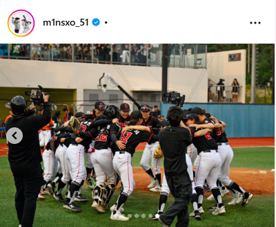 パク・ミンソのインスタグラムから