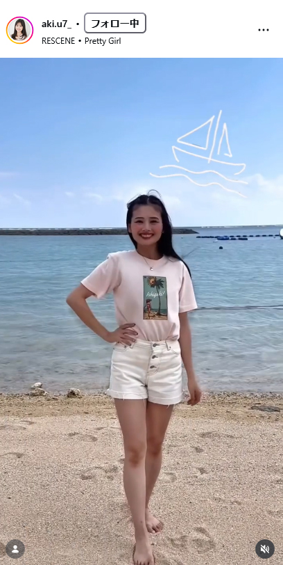 「diana」元メンバーAkiさんのインスタグラムから