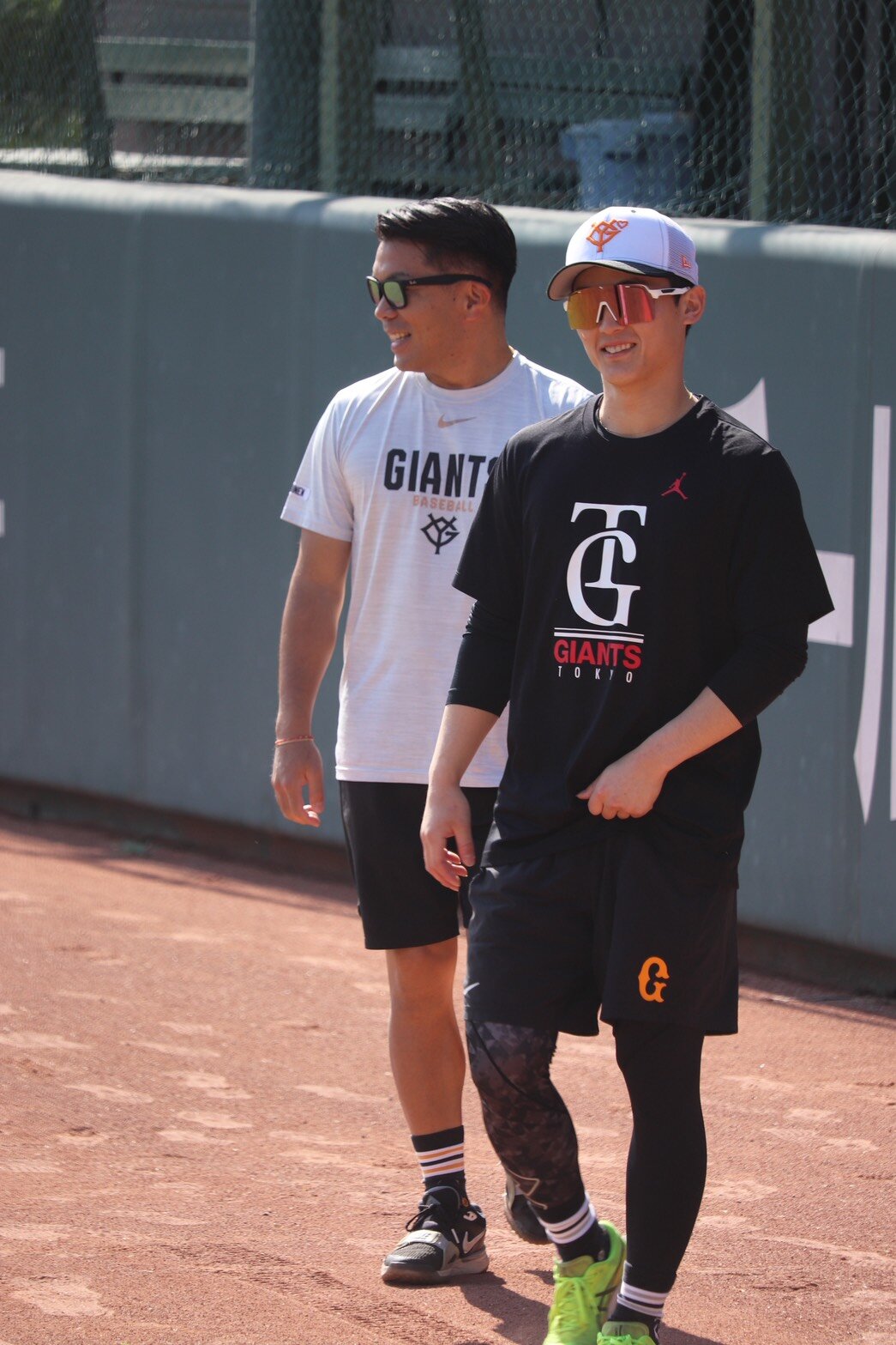 ジャイアンツ球場で調整する巨人浦田俊輔