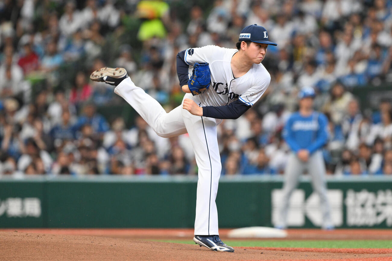 西武対日本ハム　西武先発の武内夏暉（撮影・滝沢徹郎）