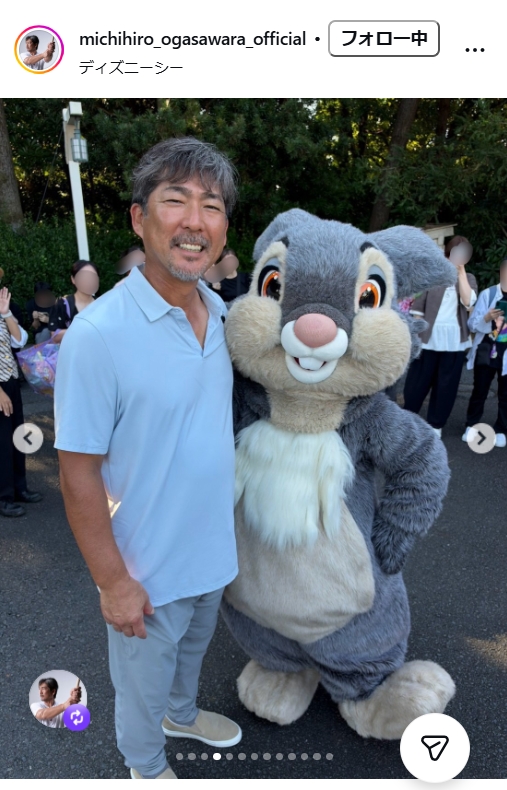 小笠原道大さんのインスタグラムから
