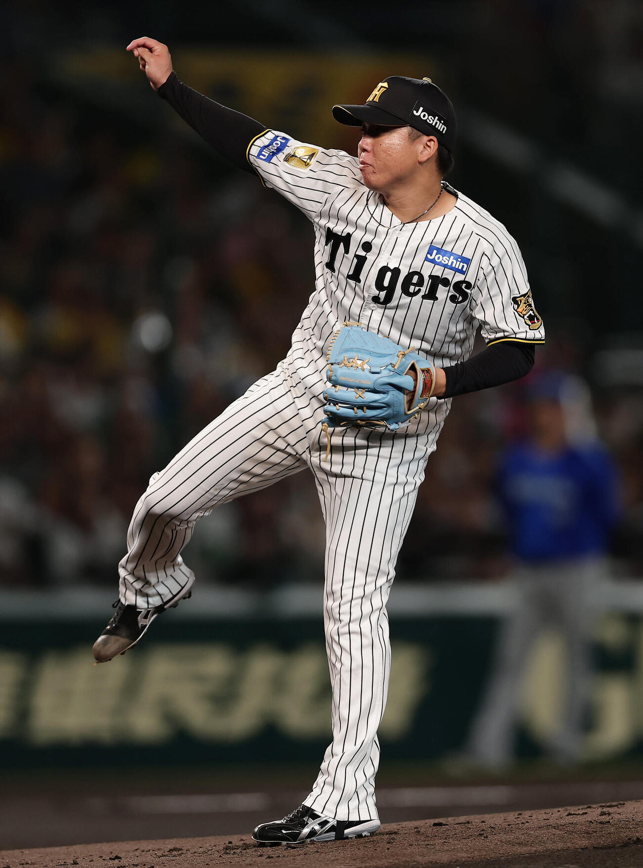 阪神対DeNA　力投する阪神先発の村上頌樹（撮影・前田充）