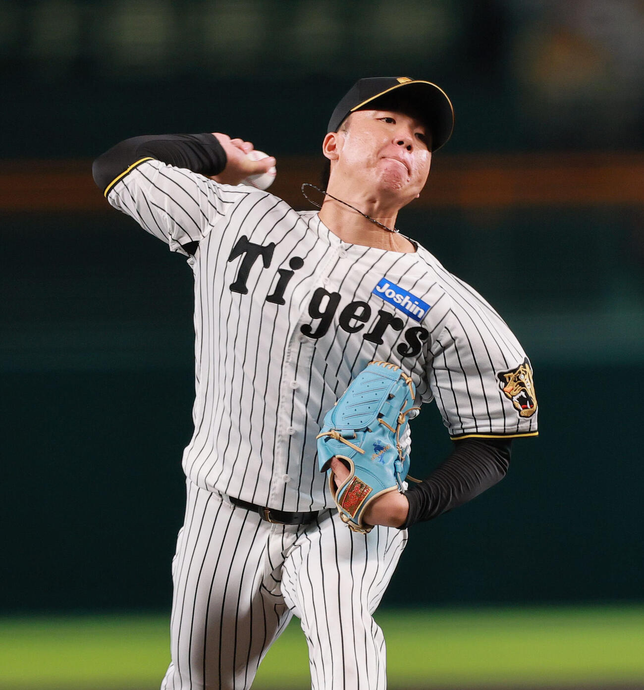 阪神対DeNA　阪神先発の村上頌樹（撮影・上山淳一）