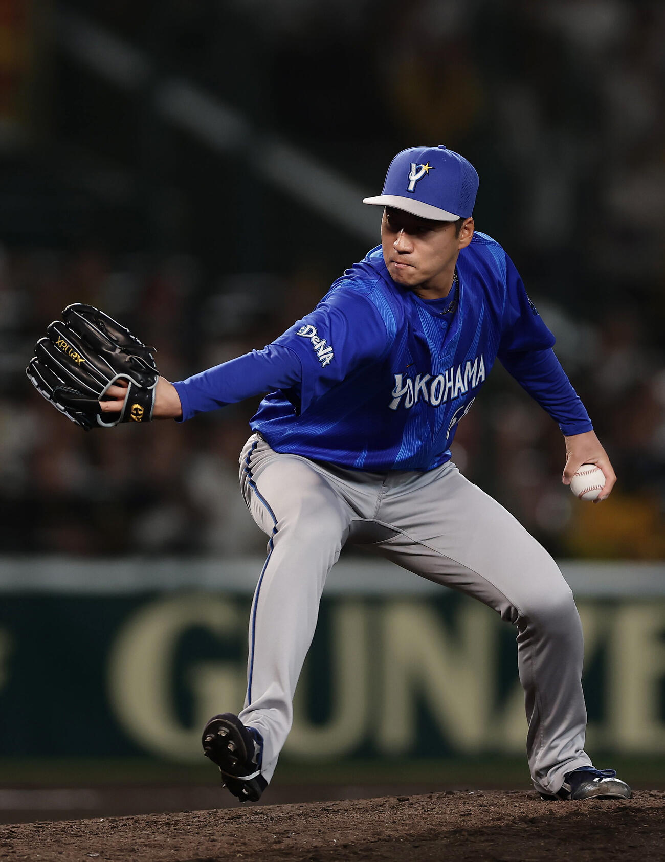 阪神対DeNA DeNA2番手の岩田将貴（撮影・前田充）