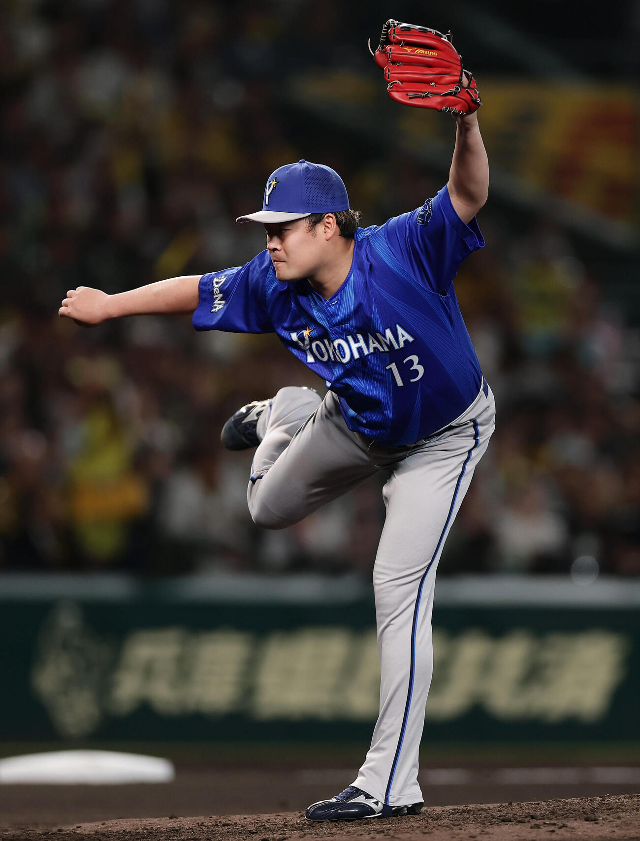 阪神対DeNA DeNA3番手の伊勢大夢（撮影・前田充）