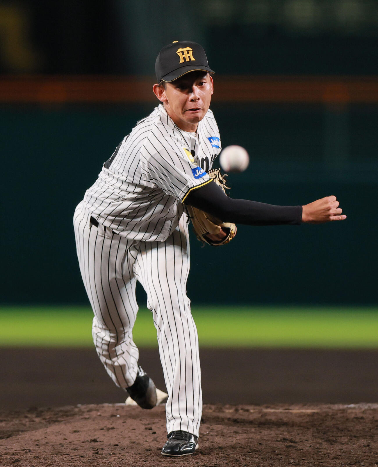 阪神対DeNA 9回表に登板する阪神神宮僚介（撮影・上山淳一）