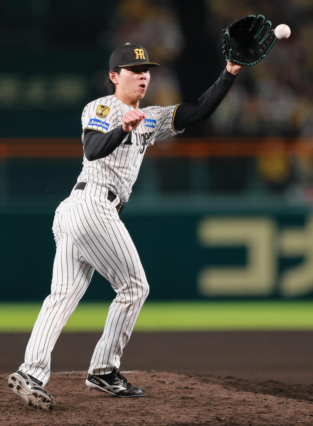 阪神対DeNA 9回表に登板する阪神工藤泰成（撮影・上山淳一）