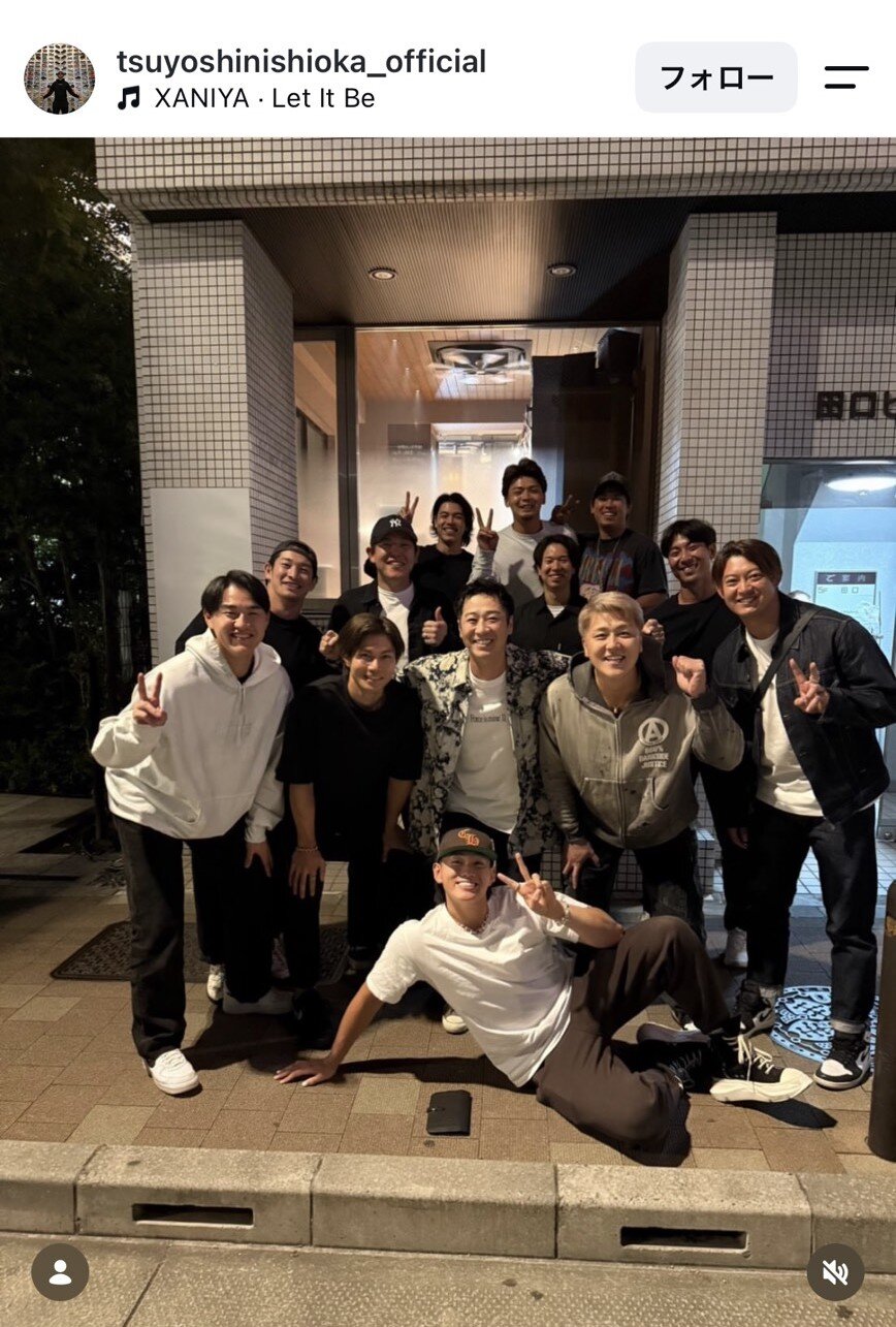 西岡剛氏のインスタグラムから