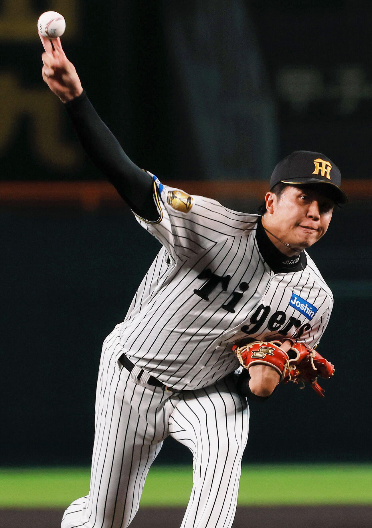 阪神対DeNA　阪神先発の才木浩人（撮影・上山淳一）