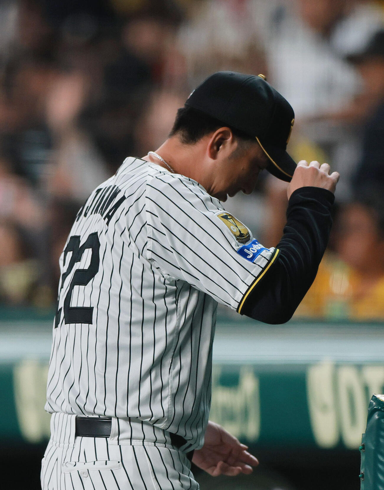 阪神対DeNA DeNAに敗れ引き揚げる阪神藤川球児監督（撮影・上山淳一）