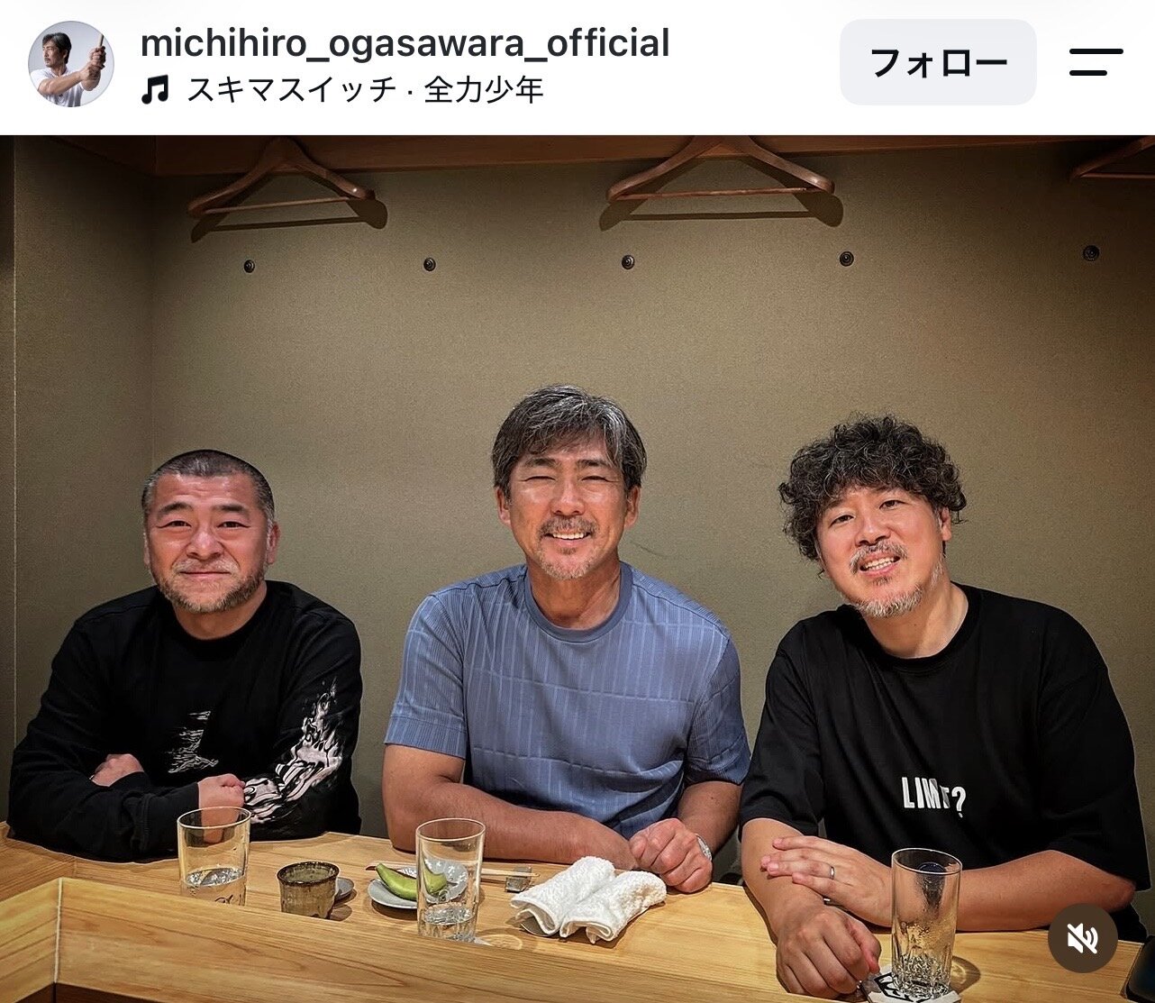 小笠原道大氏のインスタグラムから