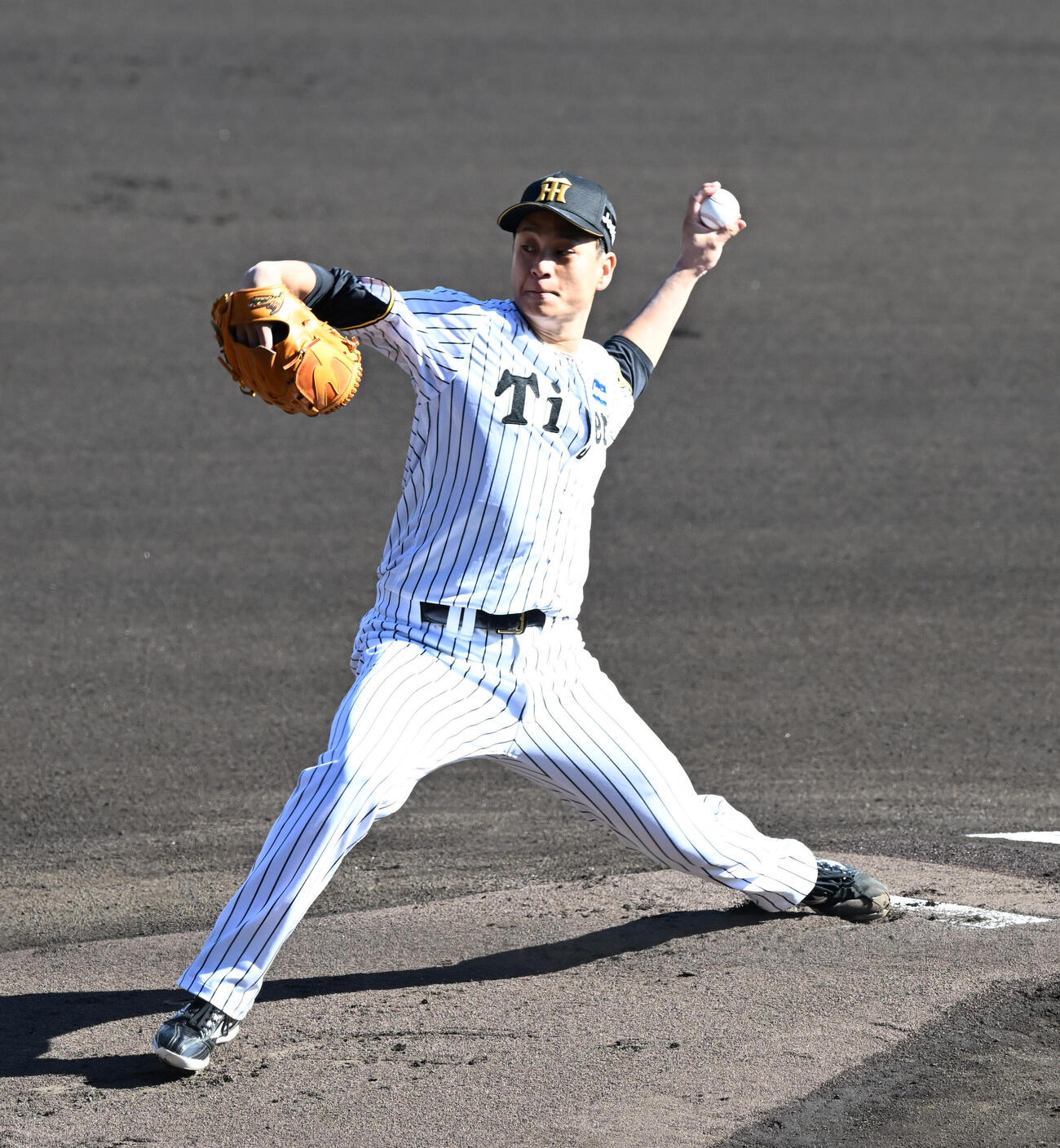 阪神対DeNA　先発する阪神大竹耕太郎（撮影・和賀正仁）