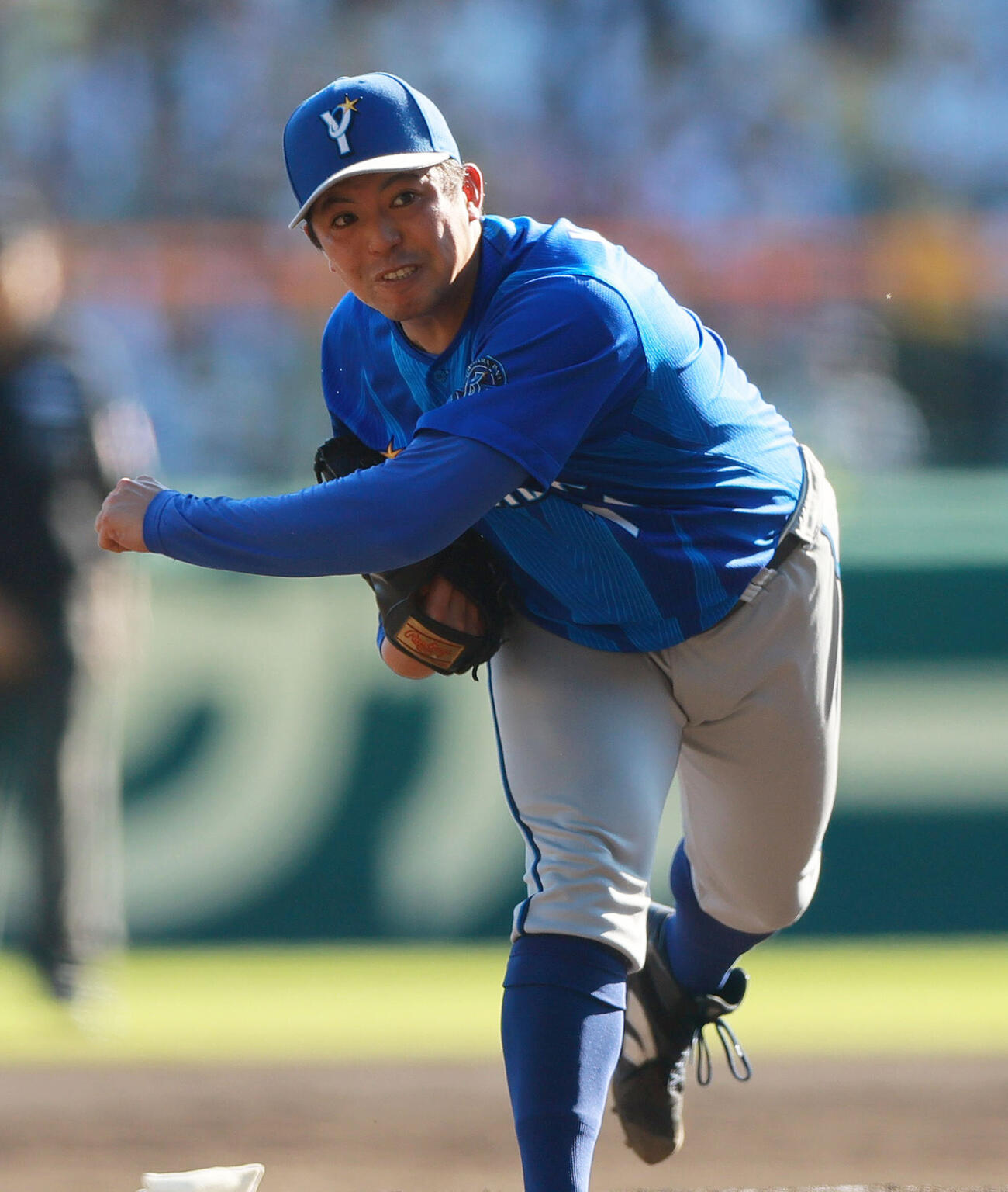 阪神対DeNA DeNA先発の東克樹（撮影・上山淳一）