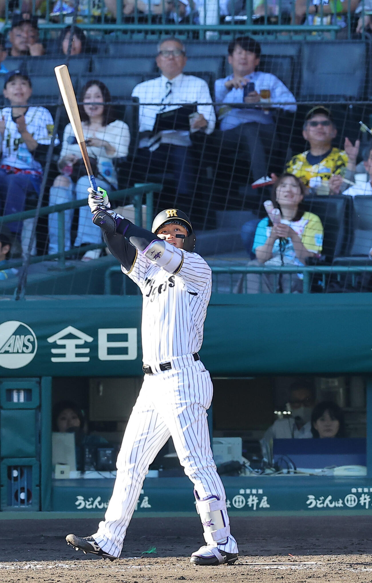 阪神対DeNA 5回裏阪神1死、森下翔太は本塁打を放つ（撮影・上田博志）