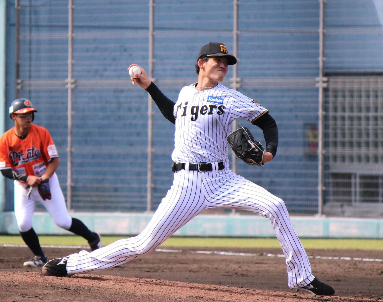 みやざきフェニックス・リーグの四国IL選抜戦に先発した阪神早瀬