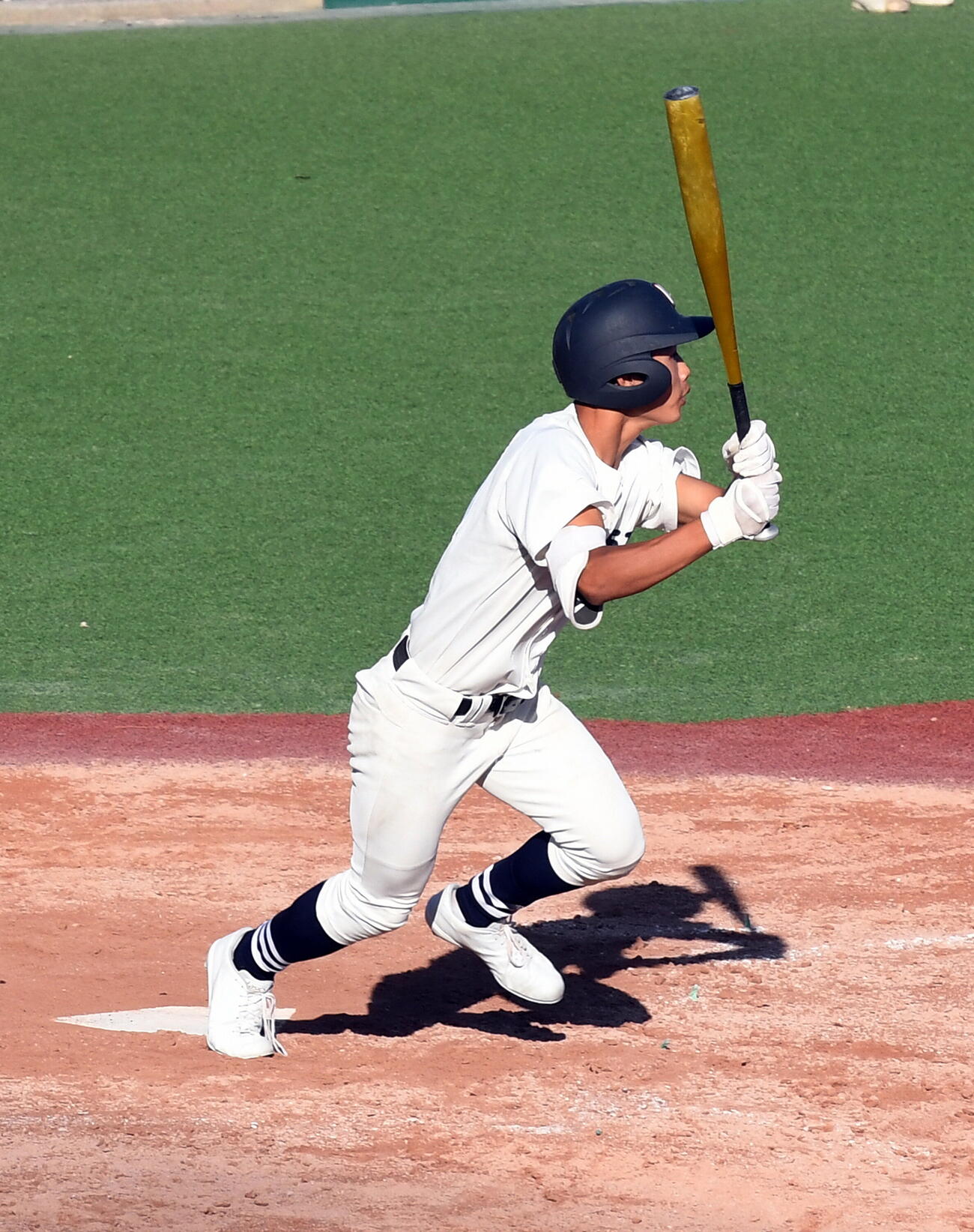 掛川西対愛工大名電　先制打を含む2安打1打点と活躍した掛川西・松下