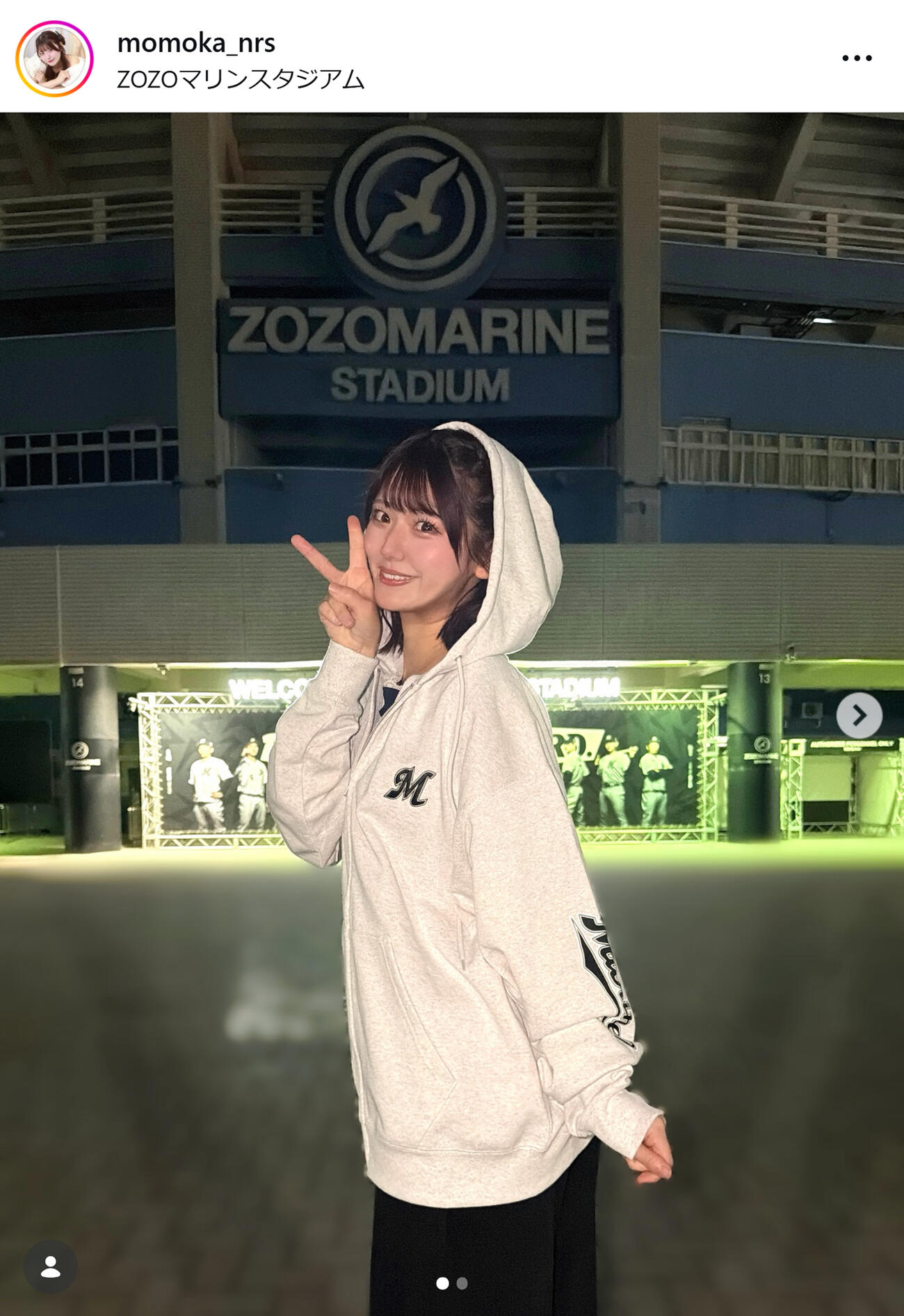 成瀬ももかのインスタグラムから