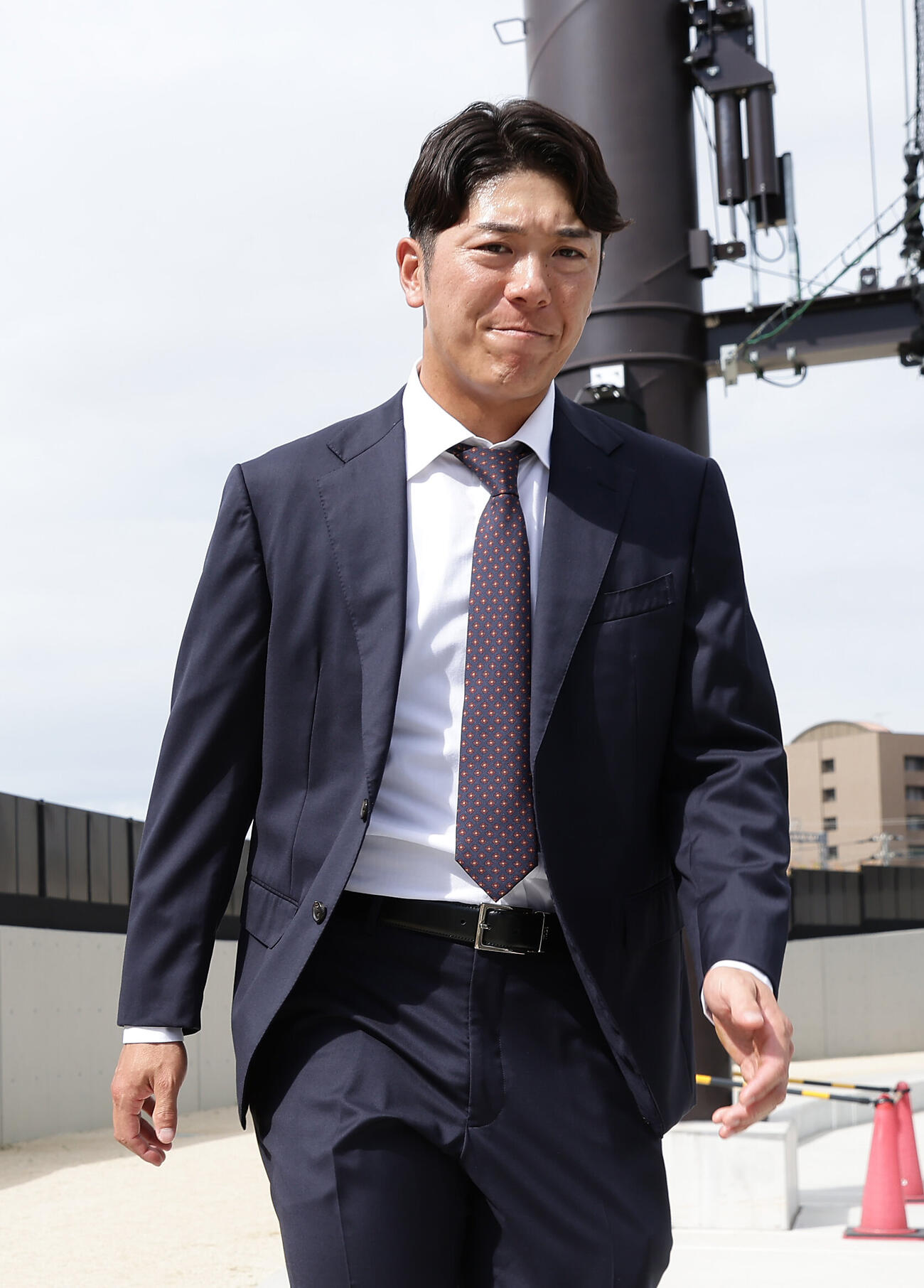 戦力外通告を受けた阪神豊田寛（撮影・前田充）