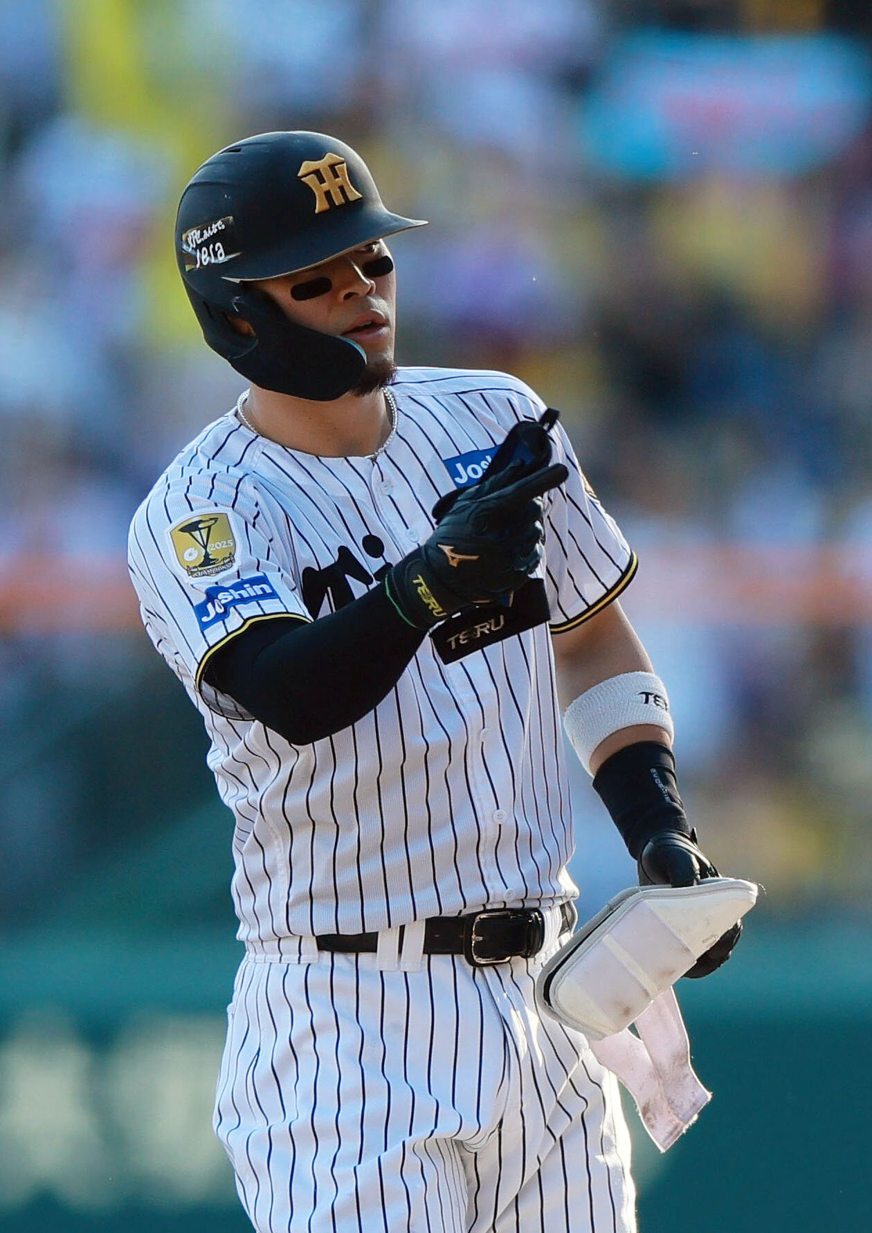 阪神佐藤輝明（2026年10月撮影）
