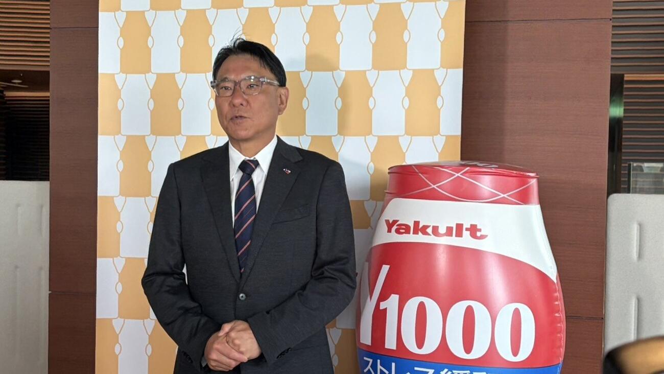 ヤクルト本社で成田裕オーナーへの報告を行ったヤクルト池山隆寛監督（撮影・塚本光）