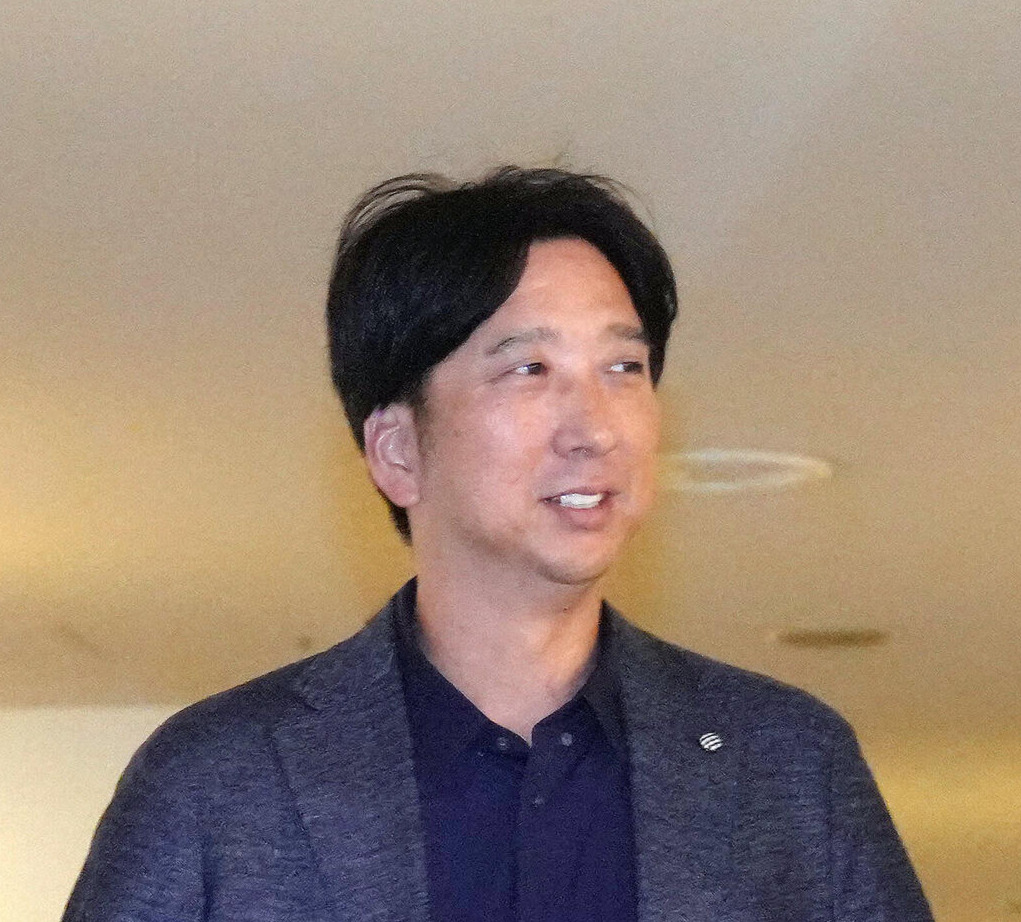 ドラフト前日スカウト会議に臨む阪神藤川球児監督（2026年10月21日撮影）