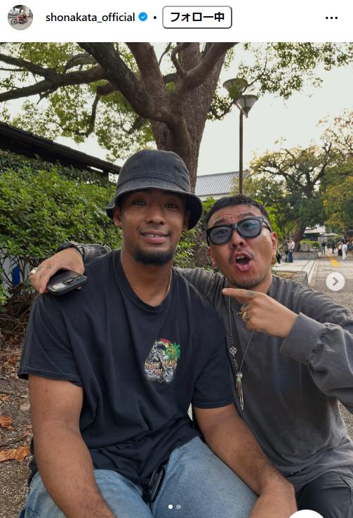 中田翔氏のインスタグラムから