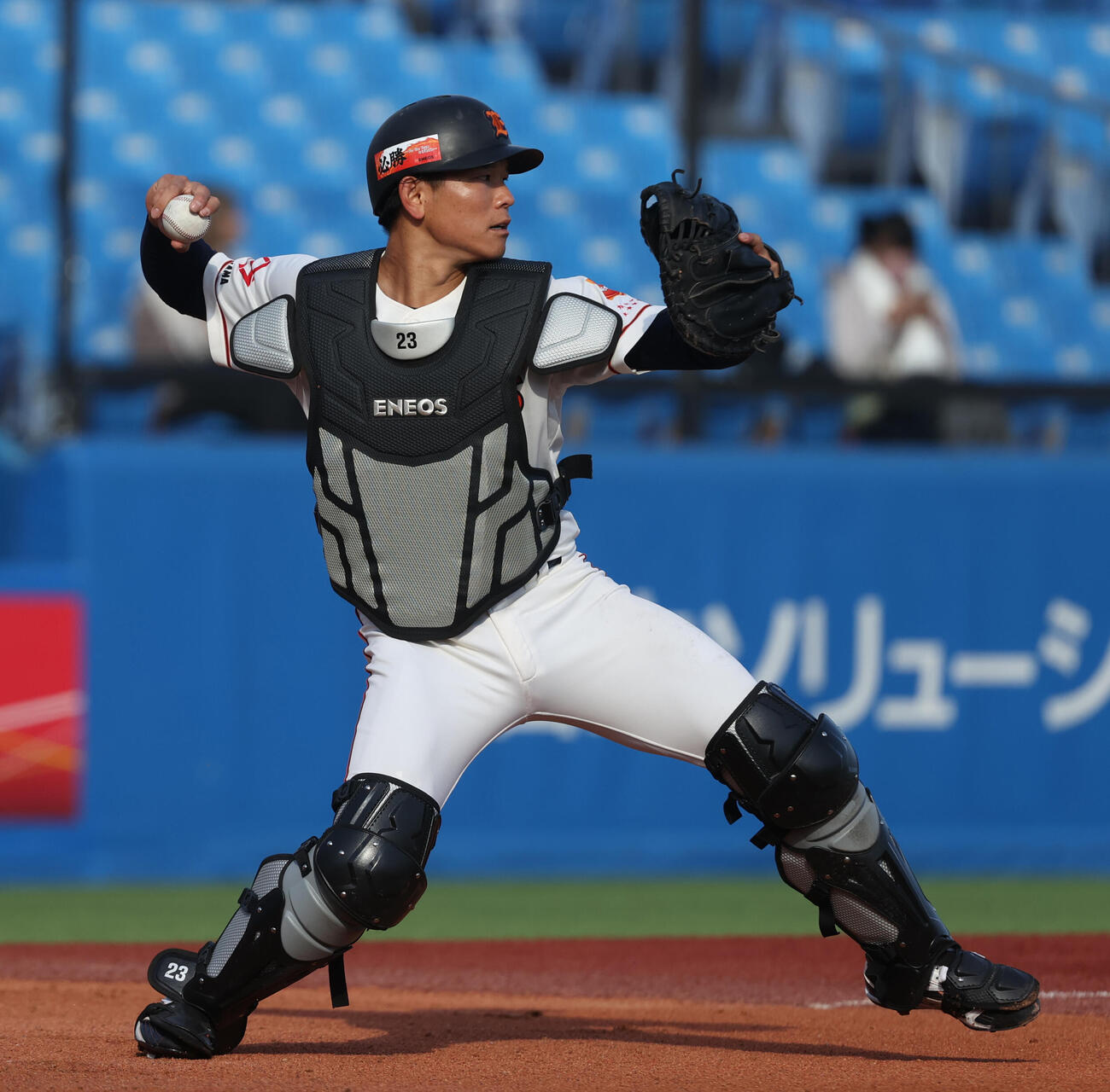 ENEOS・神里陸捕手（2026年3月撮影）