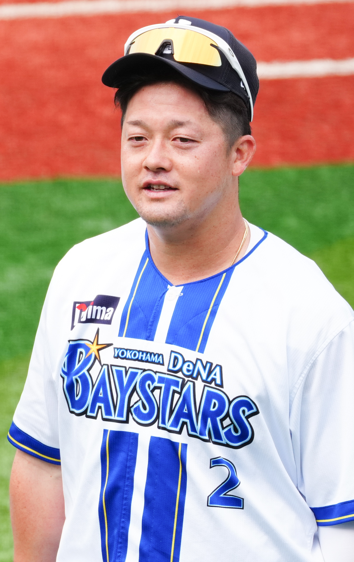 日本シリーズ前日練習に臨むDeNA牧秀悟（撮影・江口和貴）