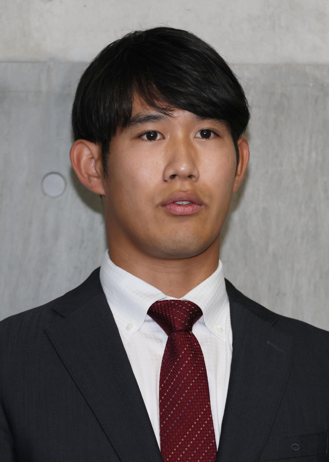 戦力外通告を受けた広島長谷部銀次（撮影・加藤孝規）