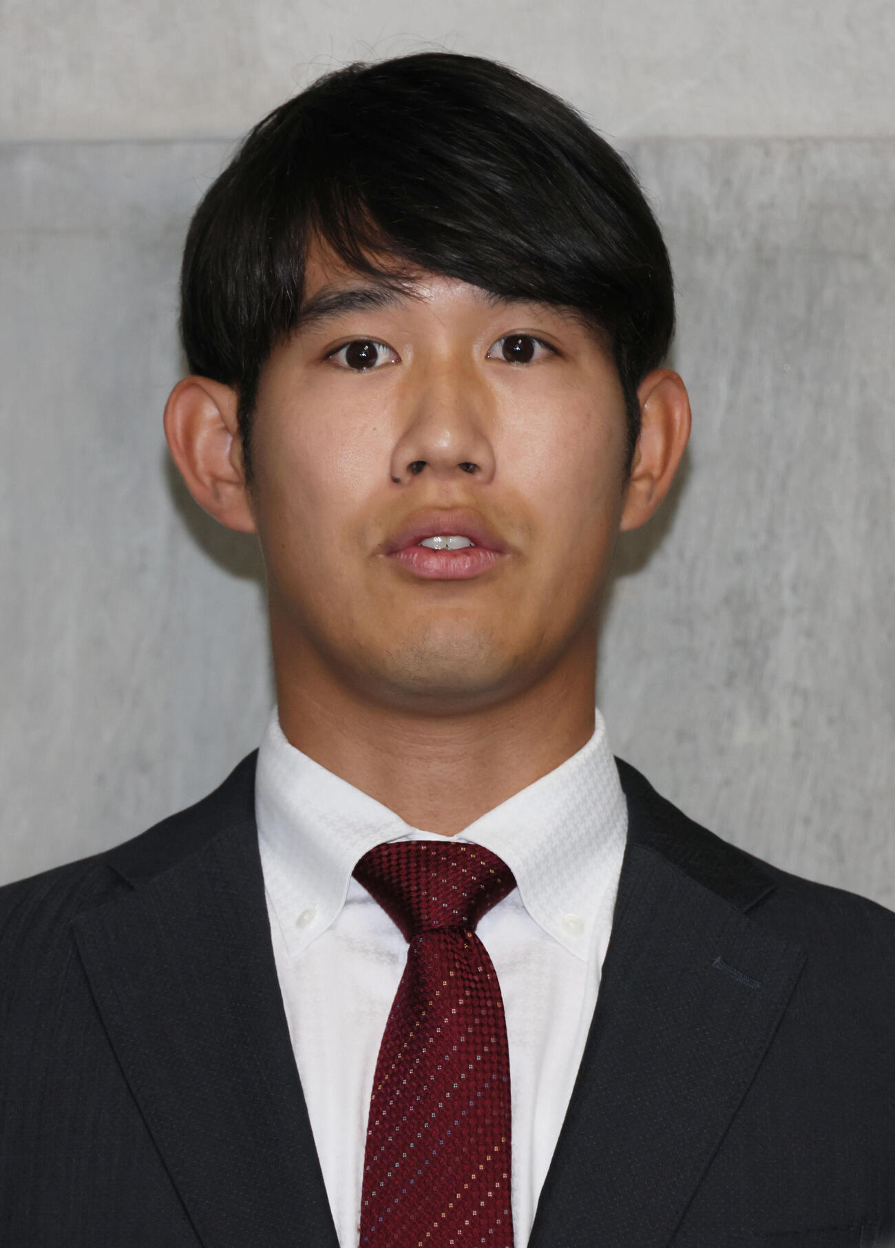 戦力外通告を受けた広島長谷部銀次（撮影・加藤孝規）