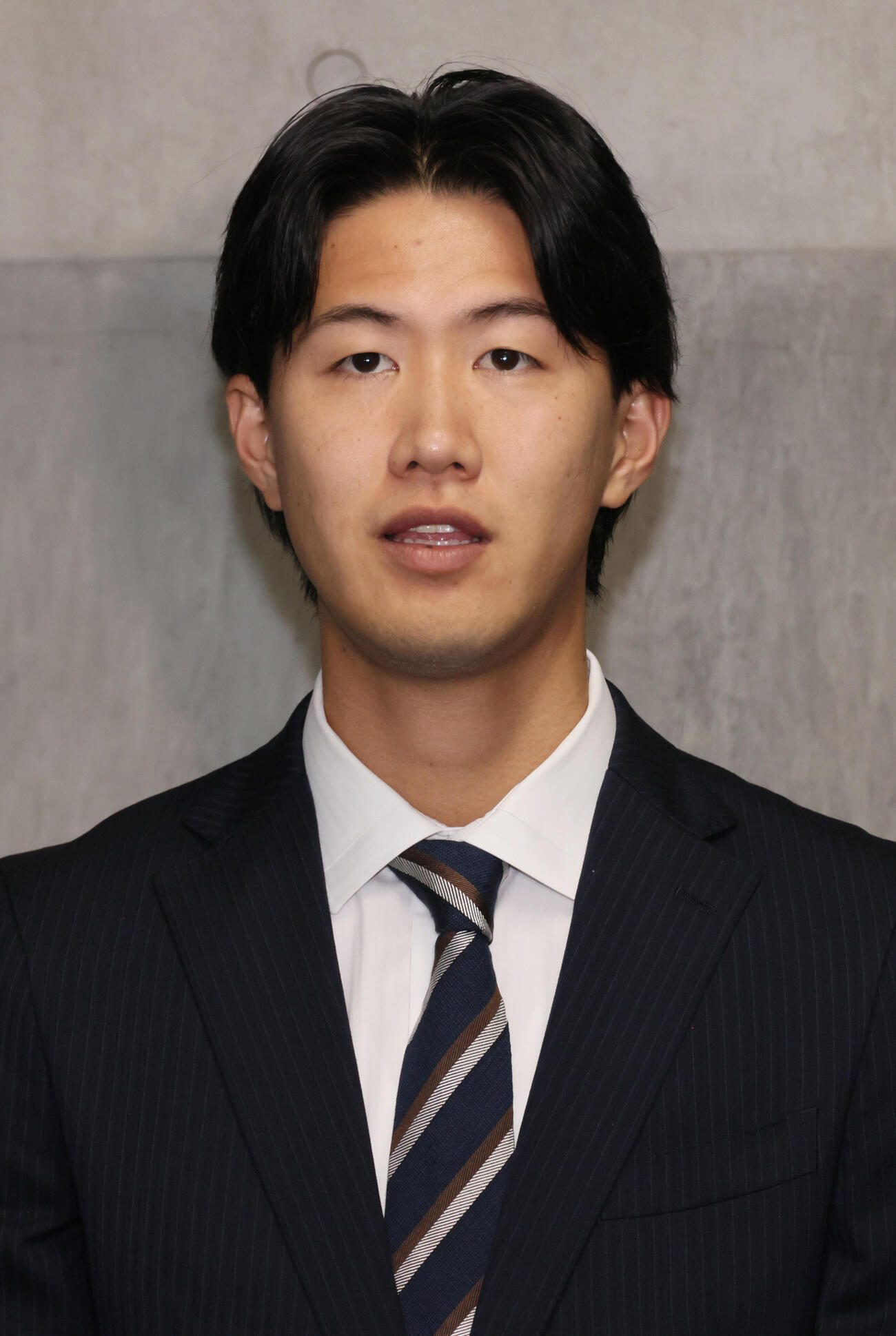 戦力外通告を受けた広島日高暖己（撮影・加藤孝規）