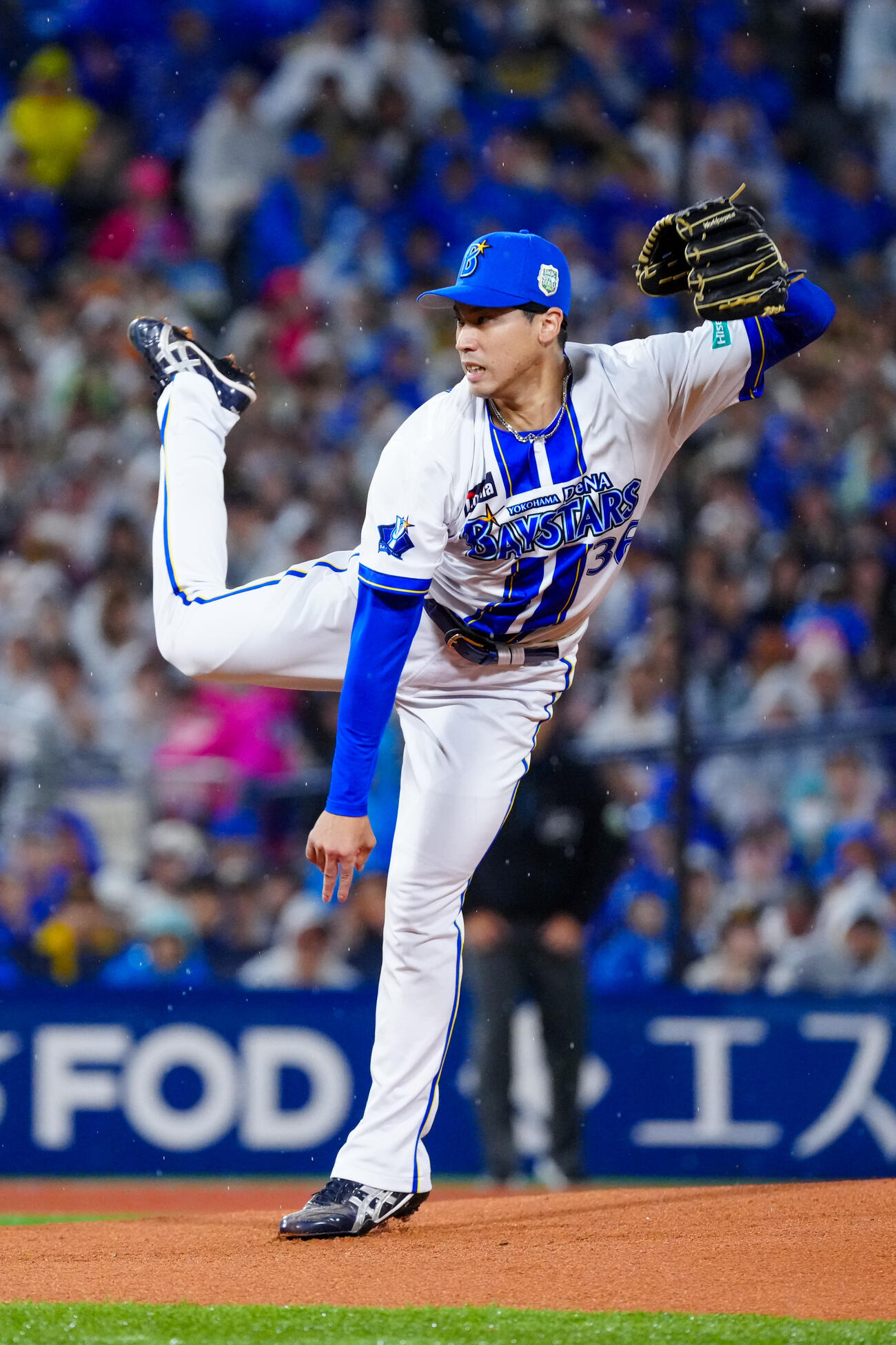 DeNA対ソフトバンク　DeNA先発の尾形崇斗（撮影・江口和貴）