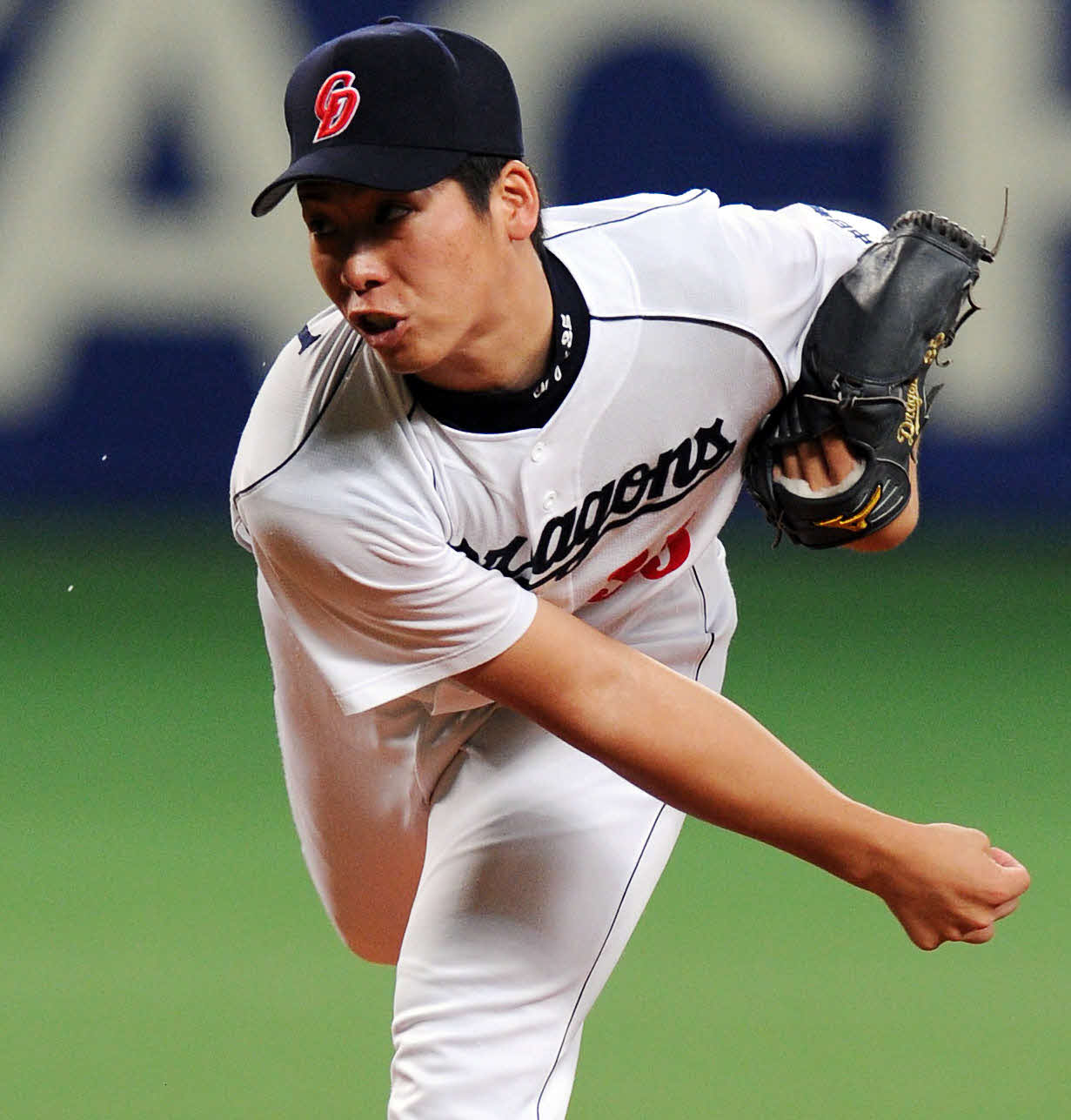 中日時代の辻孟彦コーチ（2013年7月撮影）
