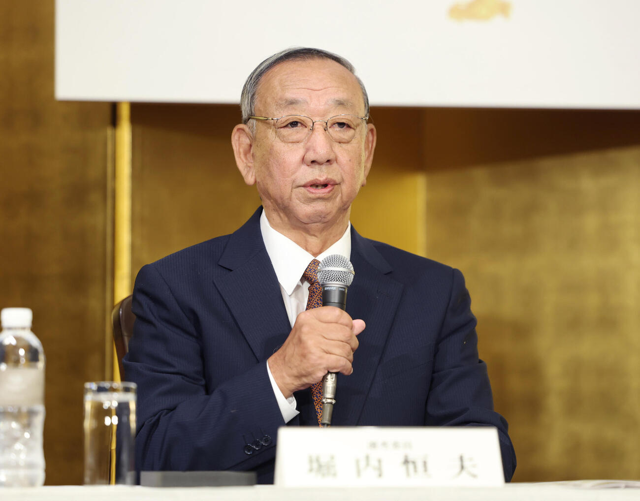 2026年沢村賞選考結果記者発表に登壇した堀内恒夫氏（撮影・増田悦実）