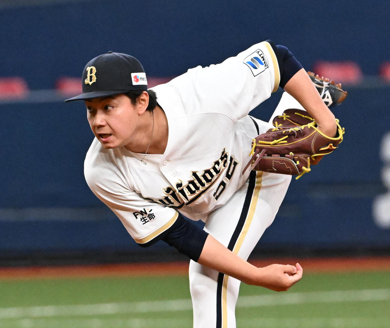 オリックス横山楓（2026年4月14日撮影）