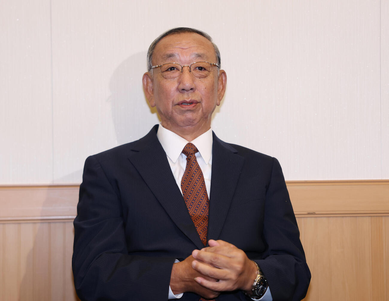 巨人の松井秀喜新監督について話をする堀内恒夫氏（撮影・増田悦実）