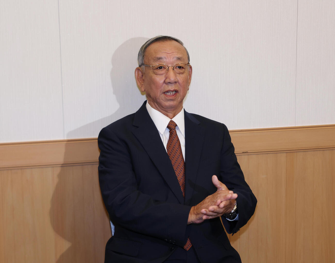 巨人の松井秀喜新監督について話をする堀内恒夫氏（撮影・増田悦実）