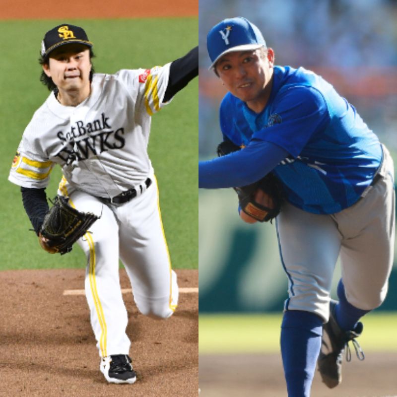 ソフトバンク松本晴とDeNA東克樹