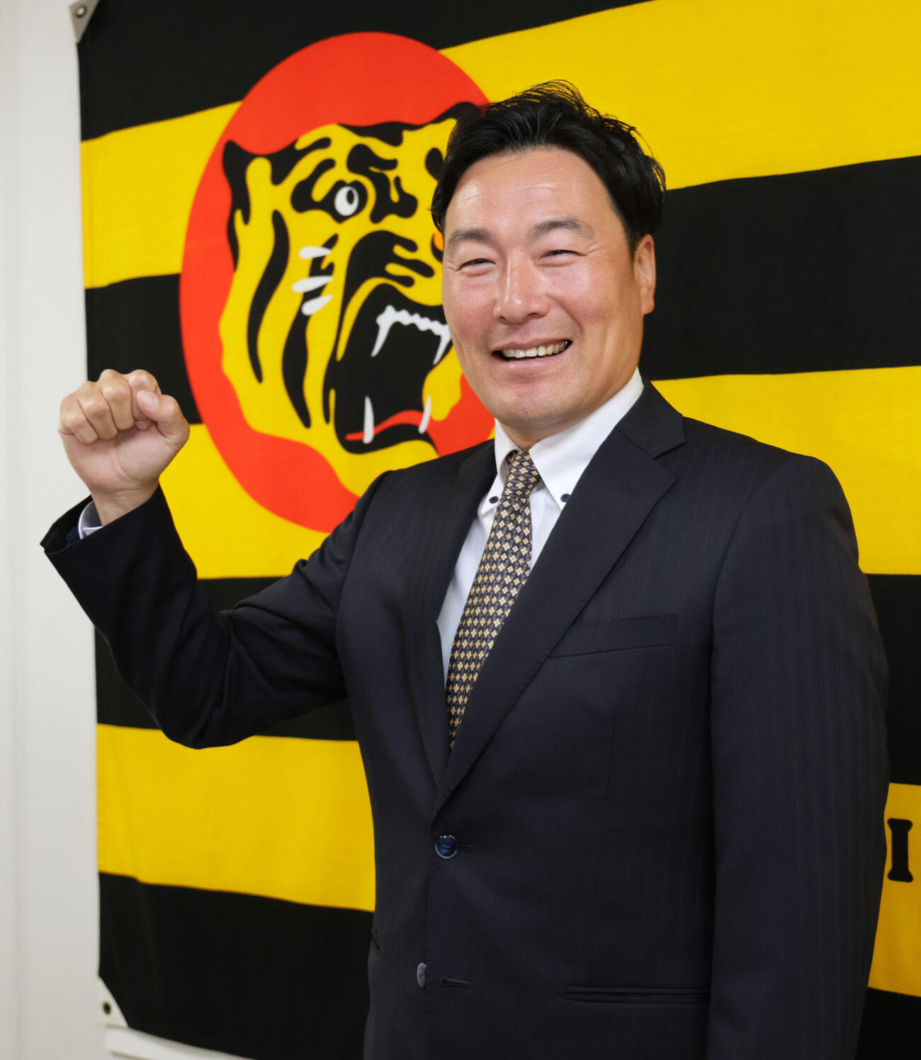 阪神の2軍投手コーチに就任した筒井和也スカウト（撮影・宮崎幸一）