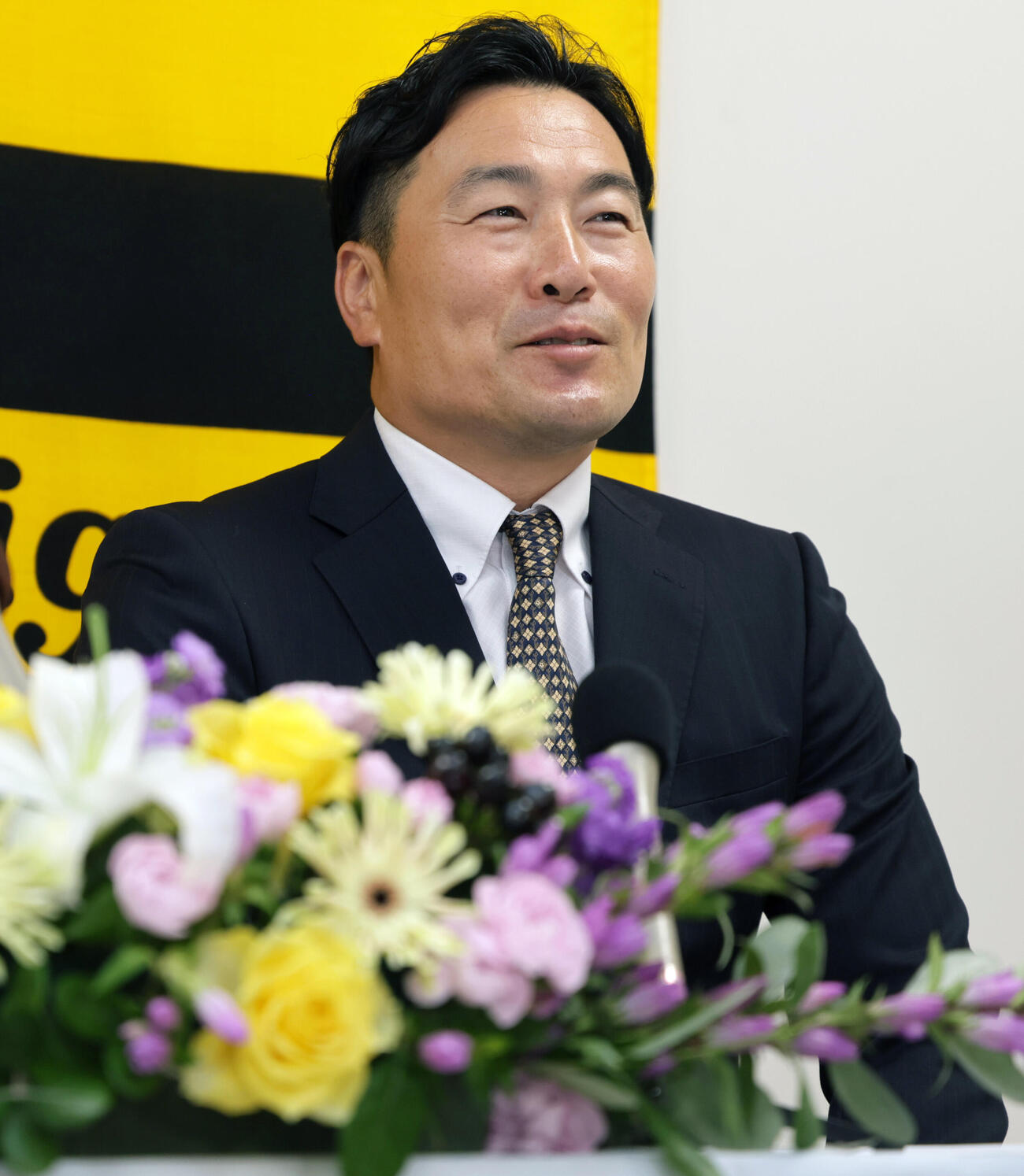 阪神の2軍投手コーチに就任した筒井和也スカウト（撮影・宮崎幸一）