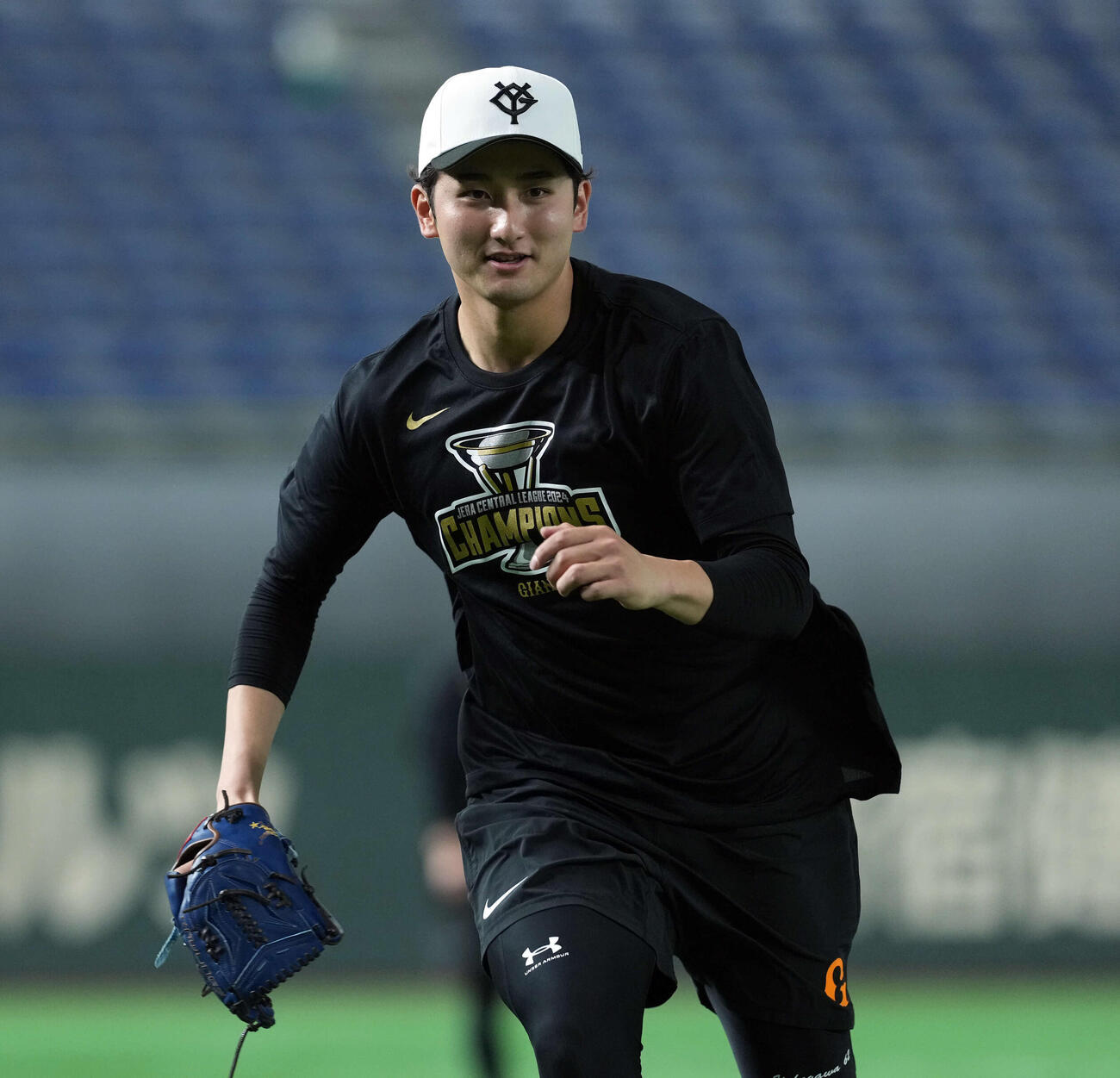 巨人横川凱＝2025年3月