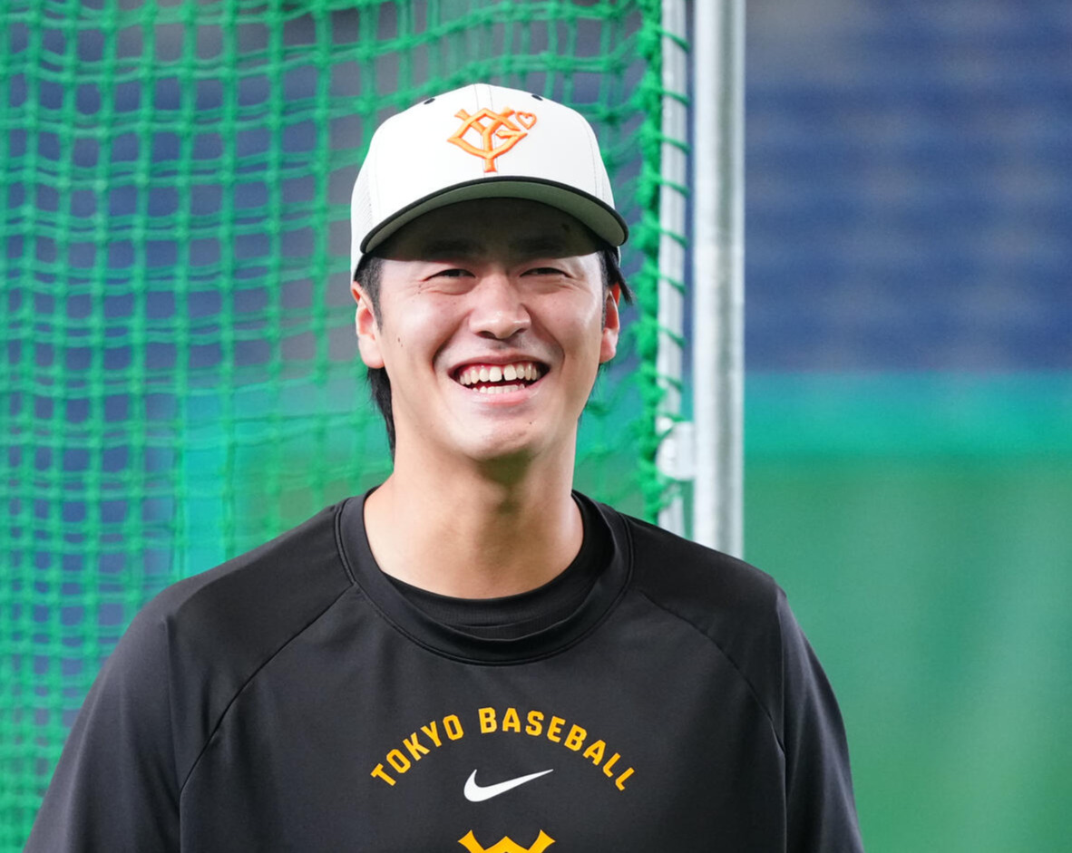 巨人西舘勇陽（26年10月撮影）