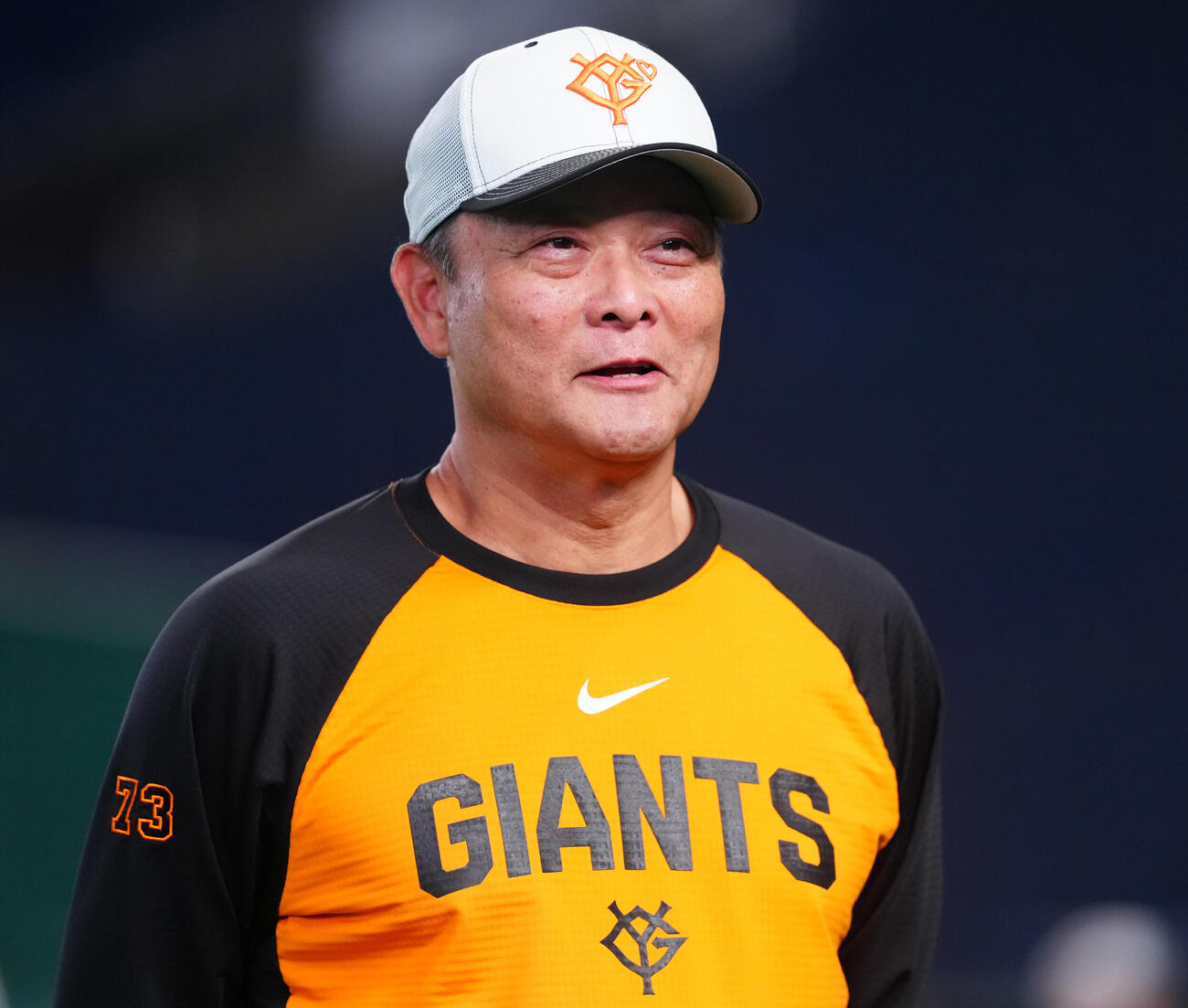 巨人監督代行を務めた橋上秀樹氏（2026年10月撮影）