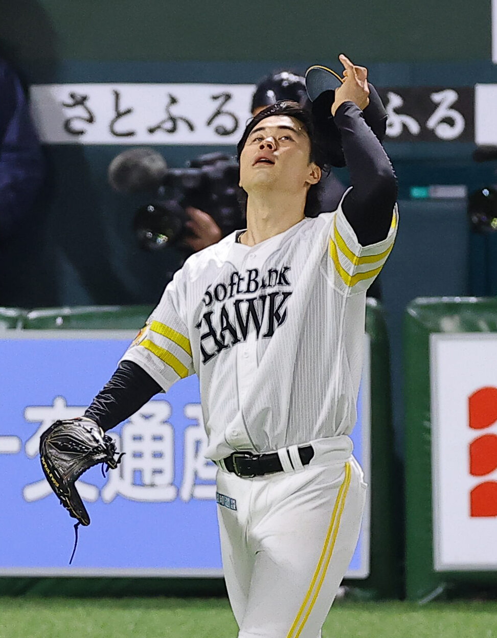 ソフトバンク対DeNA 5回、先制点を許した松本晴（撮影・上田博志）