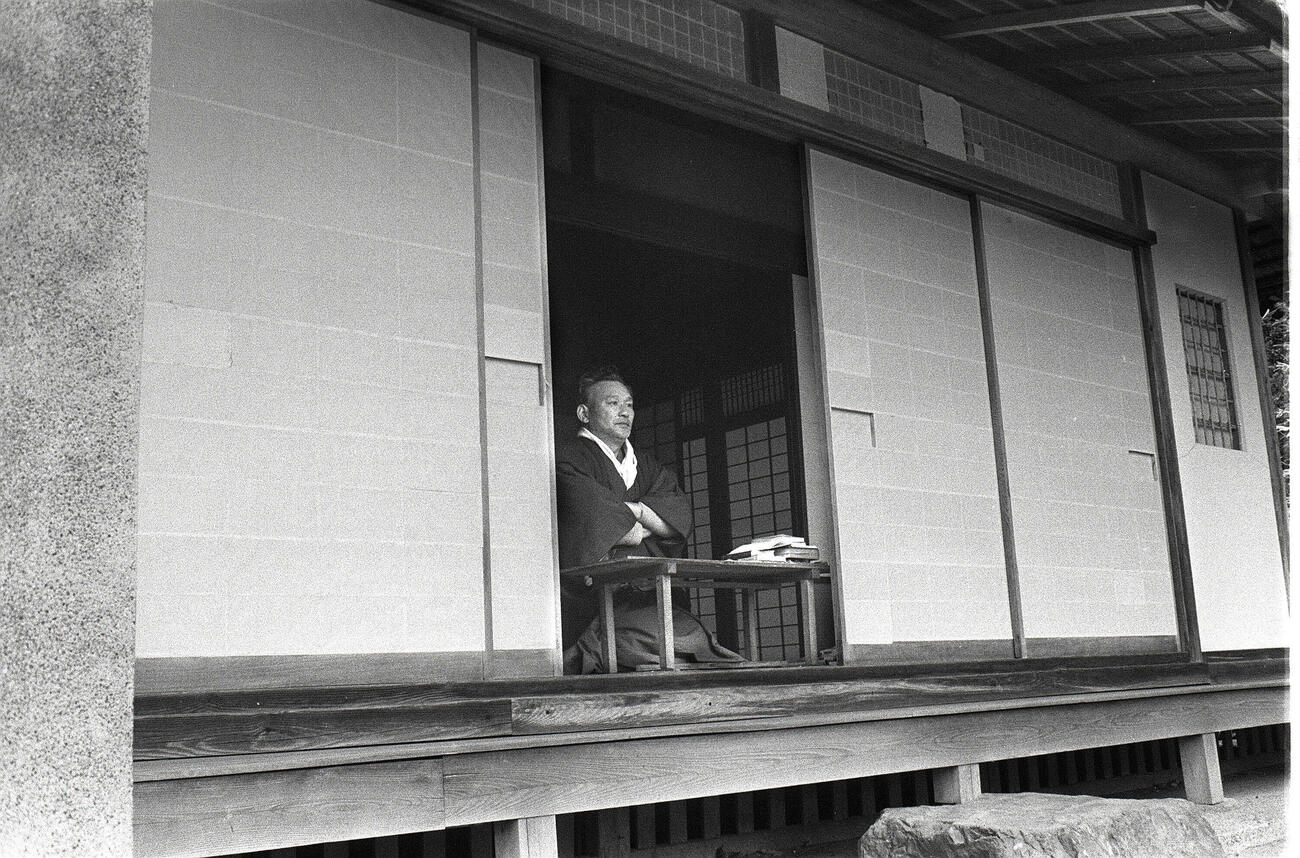 64年12月、正眼寺で修行する川上