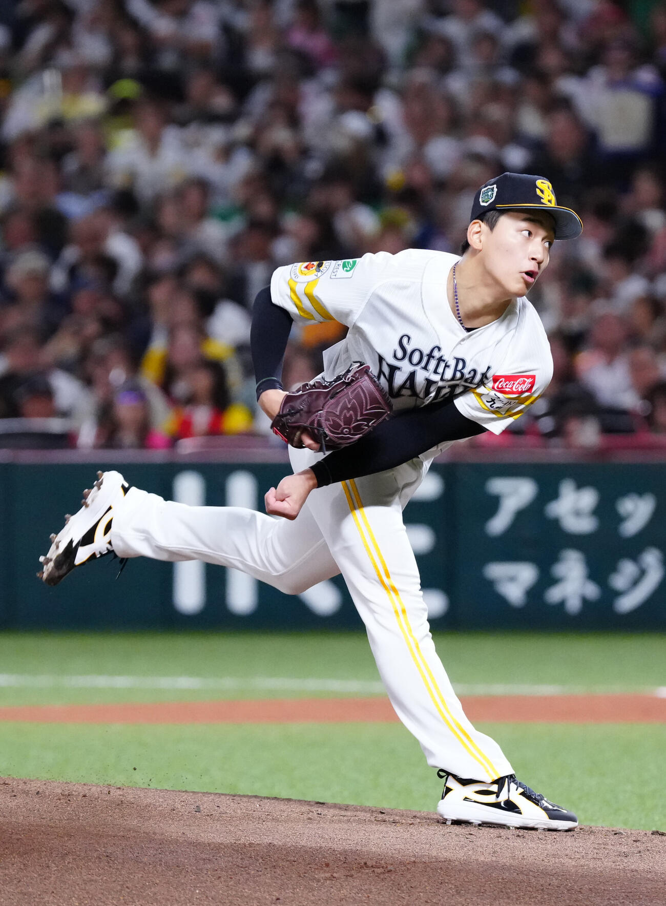 ソフトバンク対DeNA　ソフトバンク先発の前田悠伍（撮影・江口和貴）